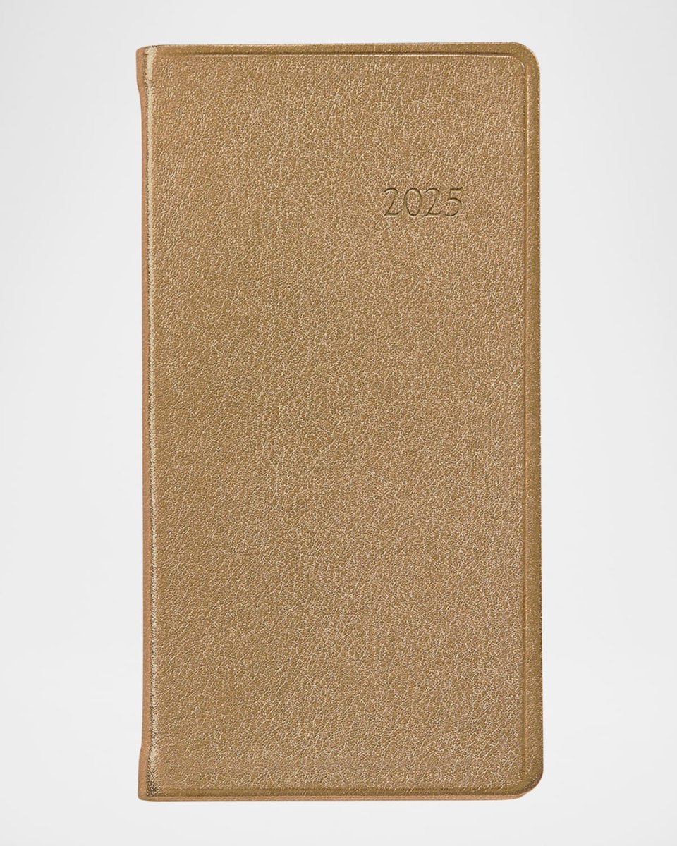 2025 6" Leather Pocket Datebook